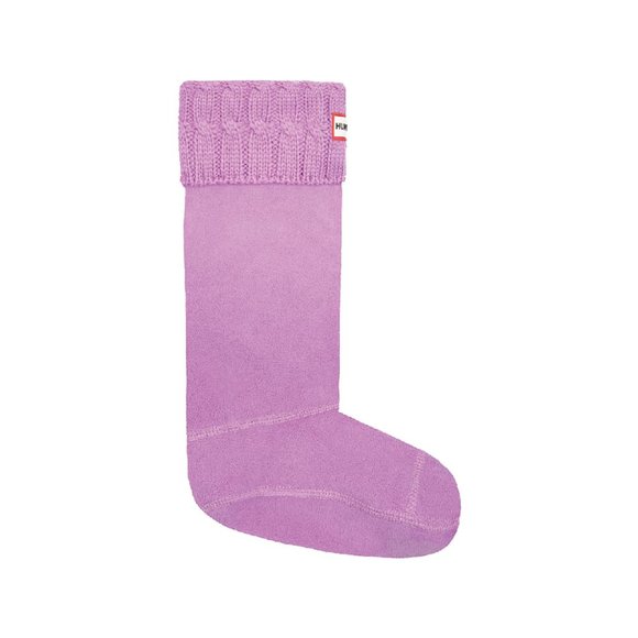 HUNTER | Tall Cable Knit Cuff Welly Boots Socks - Picture 6 of 6
